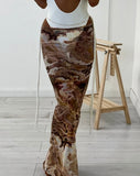 ROMI MESH MAXI SKIRT (ONLY)