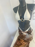 AMALFI BIKINI SET AND MESH MAXI SKIRT